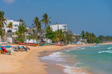 Dutch bay beach at Trincomalee, Sri Lanka - obrazy, fototapety, plakaty