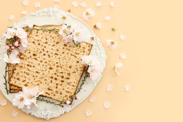 Pesah celebration concept (jewish Passover holiday)