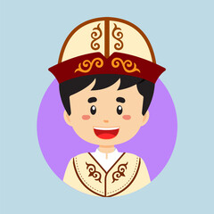 Avatar of a Kyrgyzstan Character