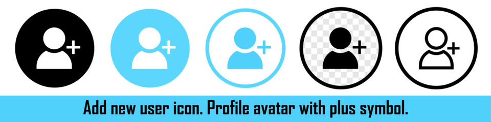Add profile photo. New profile. Anonymous avatar. Profile photo with a plus. Vector