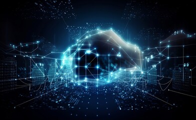 Cloud data storage, network data exchange and collaboration 