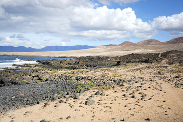 Seascape of the Canary Island Lanzarote