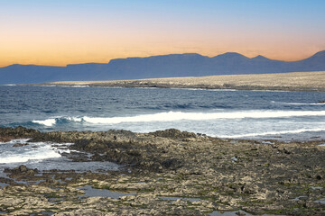 Seascape of the Canary Island Lanzarote