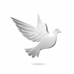 Obraz premium Dove Logo. Generative AI