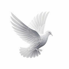 Obraz premium Dove Logo. Generative AI