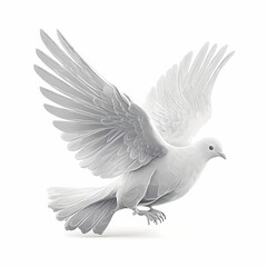 Obraz premium Dove Logo. Generative AI