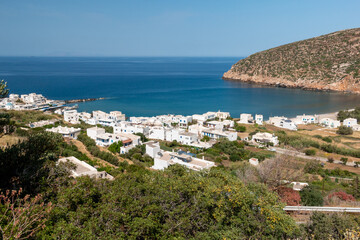 Fototapeta na wymiar View of Apolloas village, Naxos island, Greece
