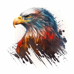 Eagle Head Logo. Generative AI