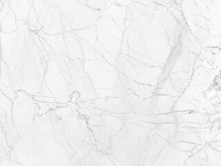 White marble grunge texture with shiny gray cracks veins pattern abstract background design for your creative design.