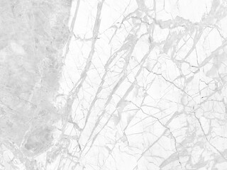 White marble grunge texture with shiny gray cracks veins pattern abstract background design for your creative design.