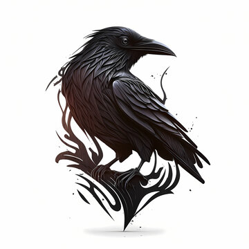 Abstract black crow with broken wings. Abstract . beautiful 2160p U ,. Crow  tattoo, Raven tattoo, Abstract HD wallpaper | Pxfuel