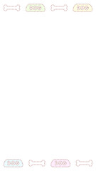 16:9わんちゃんフードフレーム⭐︎PNG