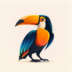 Toucan Logo. Generative AI