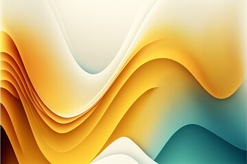 abstract golden wave
