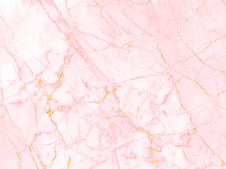 Fototapeta na wymiar Pink gold marble background with texture of natural marbling with golden veins exotic limestone ceramic tiles, Mineral marble pattern, Modern onyx, Pink breccia, Quartzite granite, Marble of Thailand