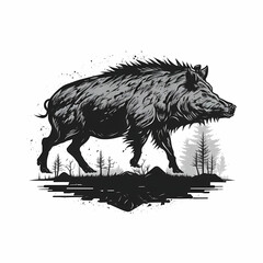 Wildboar Logo. Generative AI