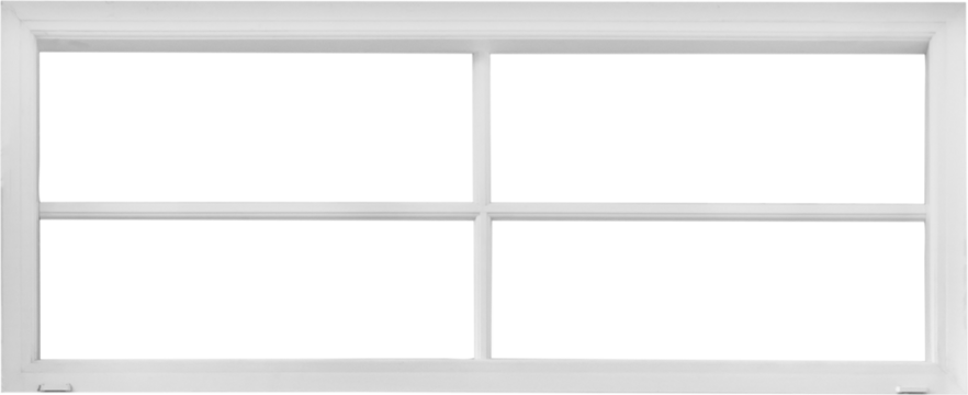 Real vintage house window frame isolated on white background