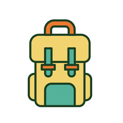 illustration of a rucksack bag