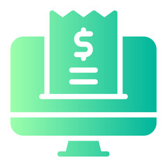 invoice gradient icon