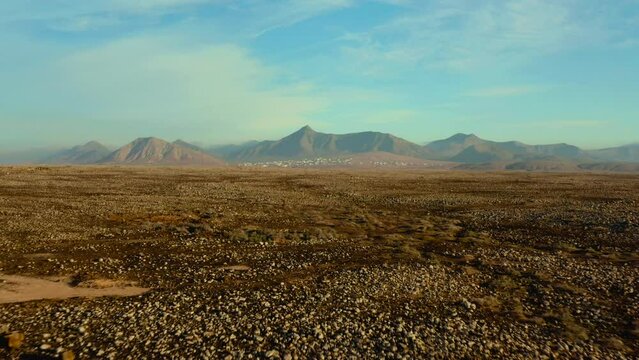 hinterland view of Fuerteventura island