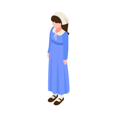 Isometric Nun Icon