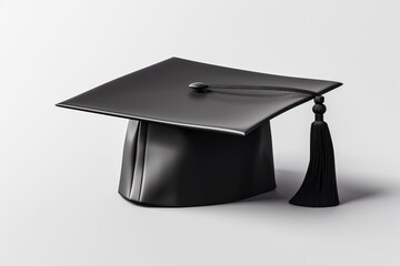 Class of 2023, square academic cap with tassel. AI generated.
