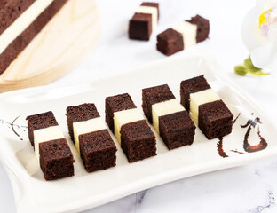 chocolate cake on a plate