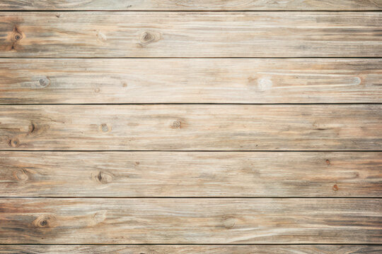 Light brown wooden horizontal plank wall or floor texture background