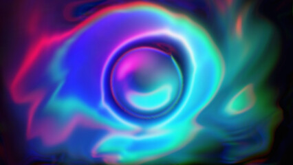 abstract holographic liquid bubble background