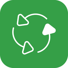 Refresh icon vector stock.