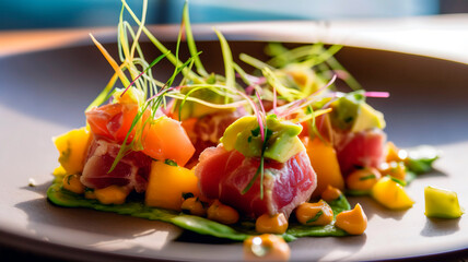 Get Ready for Summer with This Refreshing Tuna Ceviche and Mango Salsa