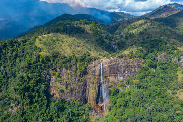 Diyaluma falls near Ella, Sri Lanka