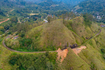 Demodara railway loop near Ella, Sri Lanka