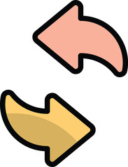 Refresh icon vector stock.