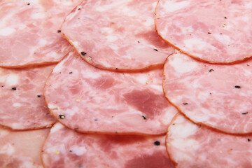czech salami texture