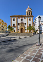 Fototapeta premium church in Ronda city Spain Andalusia