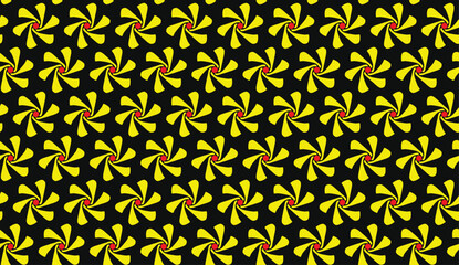 Geometric ethnic pattern seamless flower color oriental.
seamless pattern.Design for fabric,curtain,black background, carpet, shawl,clothing,wrapping, Batik,fabric,handkerchief,Vector illustration.