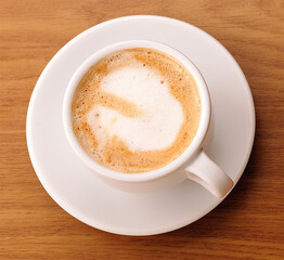 Photograph of a cup of coffee