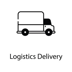 Logistics Delivery icon. Suitable for Web Page, Mobile App, UI, UX and GUI design.