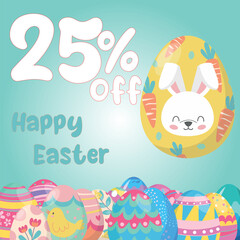 Easter Egg Happy Easter discount off