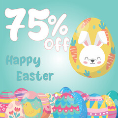 Easter Egg Happy Easter discount off