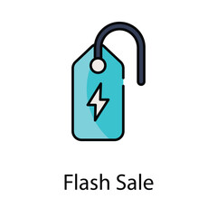 Flash Sale icon. Suitable for Web Page, Mobile App, UI, UX and GUI design.
