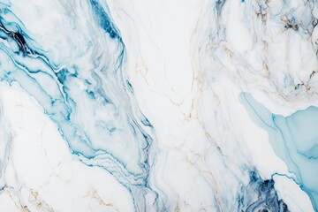 Luxury blue and white marble
