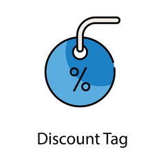 Discount Tag icon. Suitable for Web Page, Mobile App, UI, UX and GUI design.