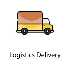 Logistics Delivery icon. Suitable for Web Page, Mobile App, UI, UX and GUI design.