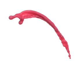 Red tomato strawberry juice pour set water shape form, Red blood wave fall in air. Abstract cloud fly, Red Wine colored splash spill in Air. White background Isolated high speed shutter, freeze motion