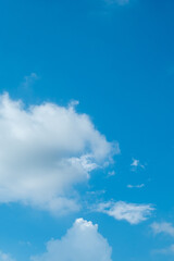 blue sky with clouds