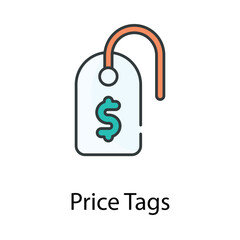 Price Tags icon. Suitable for Web Page, Mobile App, UI, UX and GUI design.