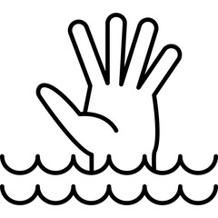 Drowning Icon