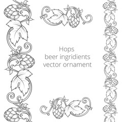 Hops ornament PNG illustration with transparent background
